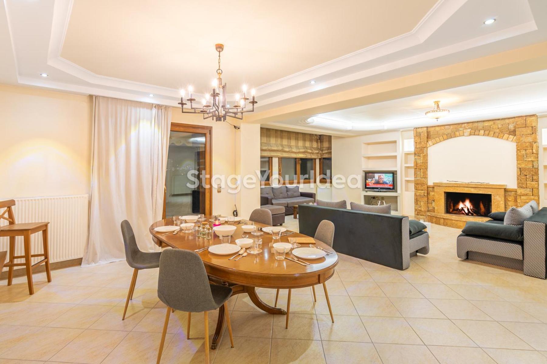 Luxury Appartment, Only 7 Minutes From Thessaloniki Airport And 15 Minutes From City Center ,For 8-23 People Also For Gatherings And Parties Neon Rysion Eksteriør billede