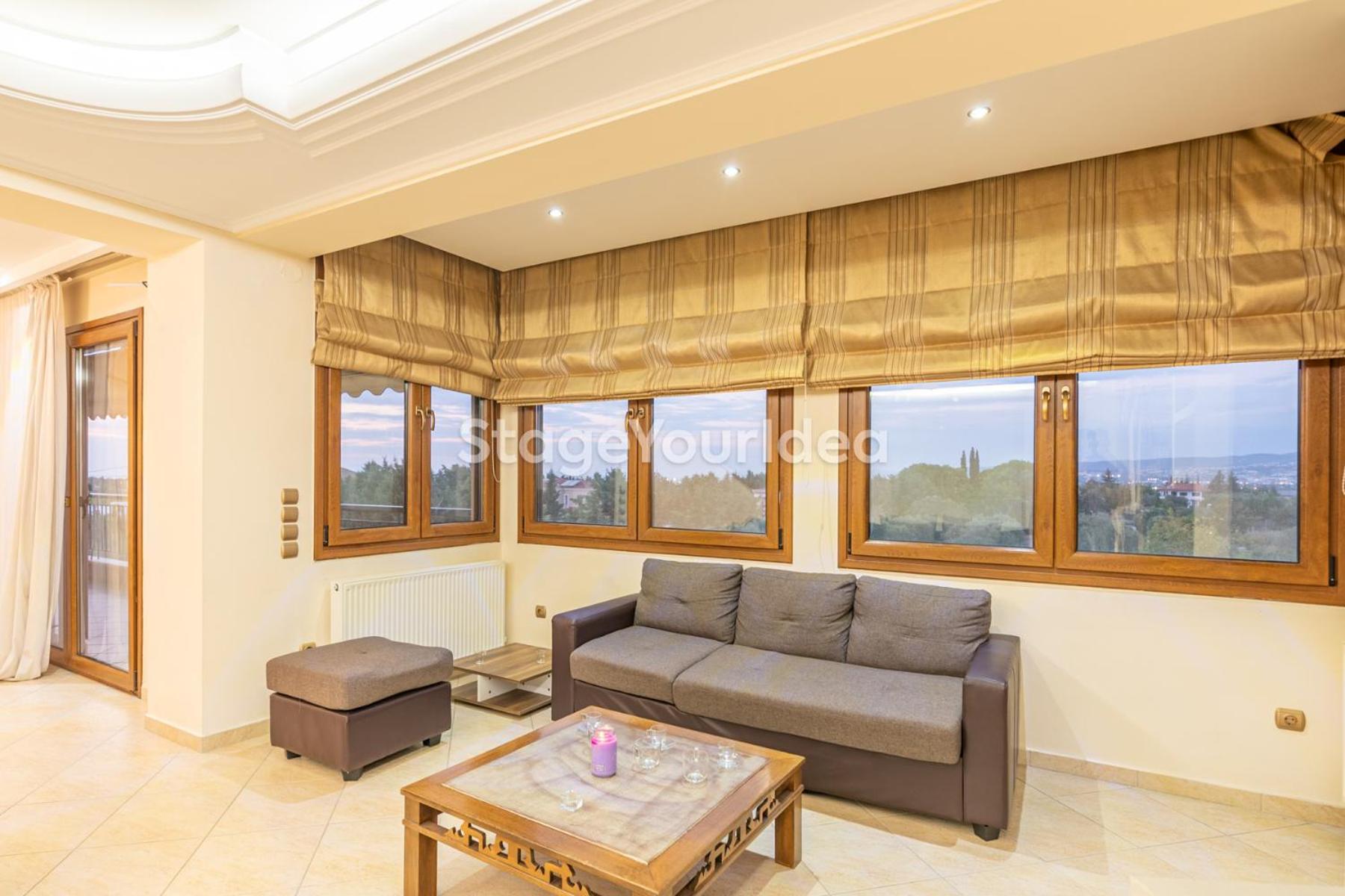 Luxury Appartment, Only 7 Minutes From Thessaloniki Airport And 15 Minutes From City Center ,For 8-23 People Also For Gatherings And Parties Neon Rysion Eksteriør billede