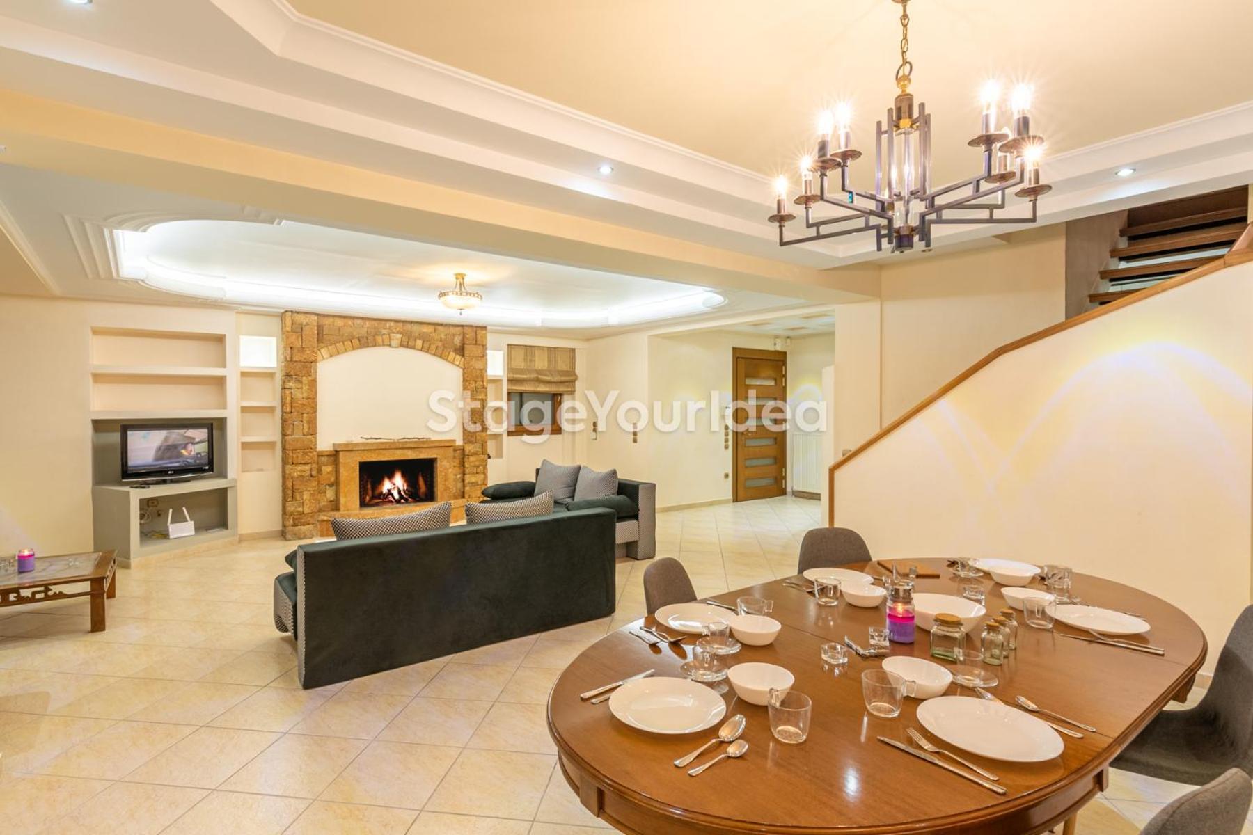 Luxury Appartment, Only 7 Minutes From Thessaloniki Airport And 15 Minutes From City Center ,For 8-23 People Also For Gatherings And Parties Neon Rysion Eksteriør billede