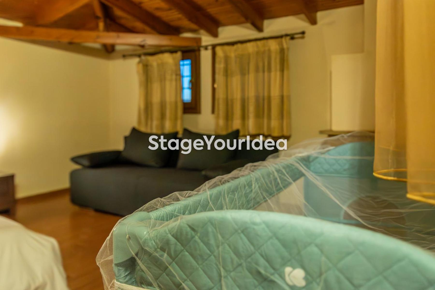 Luxury Appartment, Only 7 Minutes From Thessaloniki Airport And 15 Minutes From City Center ,For 8-23 People Also For Gatherings And Parties Neon Rysion Eksteriør billede